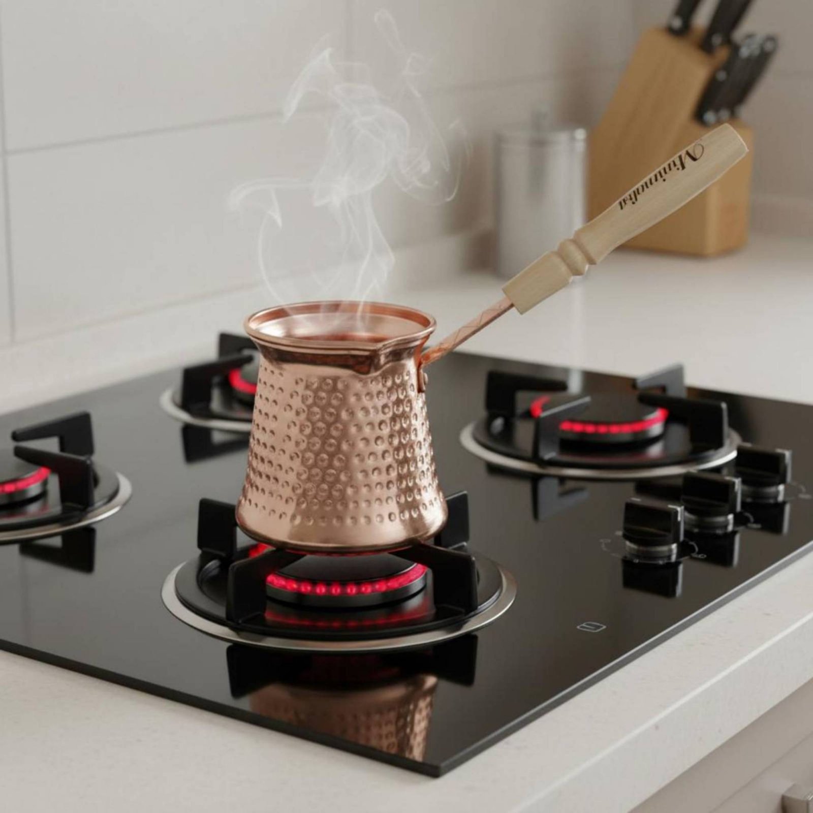 Pour Pot Aluminum - Teko Kopi Turki Bingkai Tebal Cezve