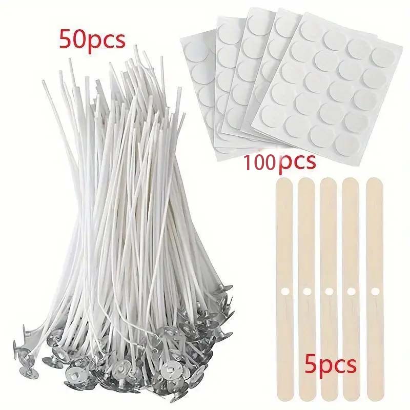 Candle Making Jars Wholesale - Kit pembuatan lilin: 50 buah sumbu