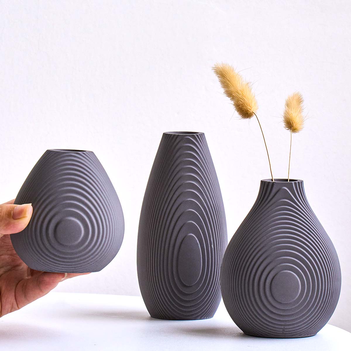 Candle Making Youtube - Cetakan Silikon Vas Ripples DIY, Cetakan