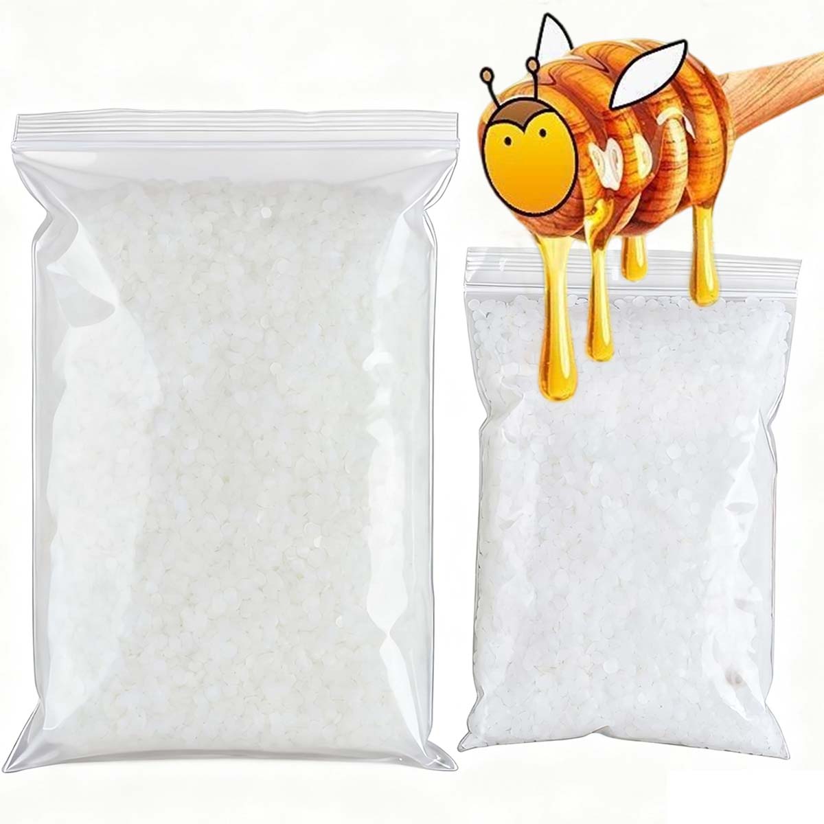 Candle Making Ingredients - 200g-1000g Lilin Lebah Putih Murni Alami