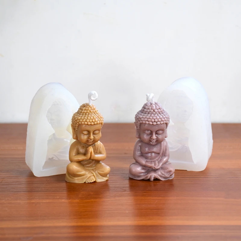 Cetakan lilin silikon Buddha 3 - Candle Making Process ulasan dan harga