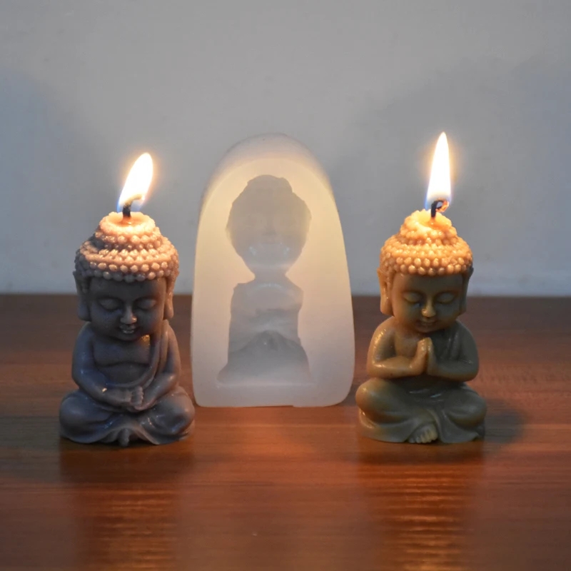 Cetakan lilin silikon Buddha 3 - Candle Making Process ulasan dan harga