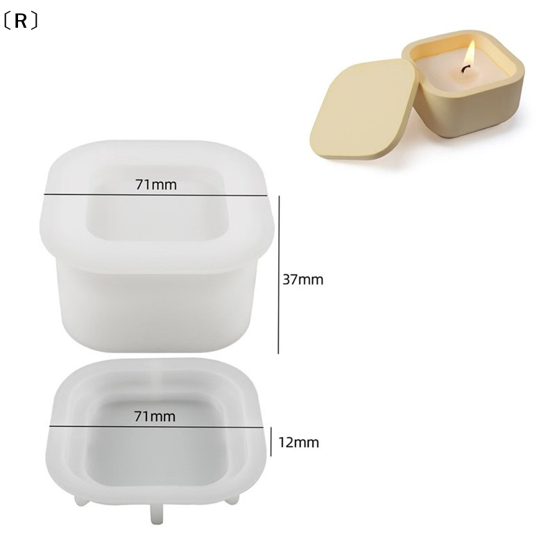 〔R〕1set Cetakan Silikon Stople - Candle Making Jars With Lids ulasan dan harga