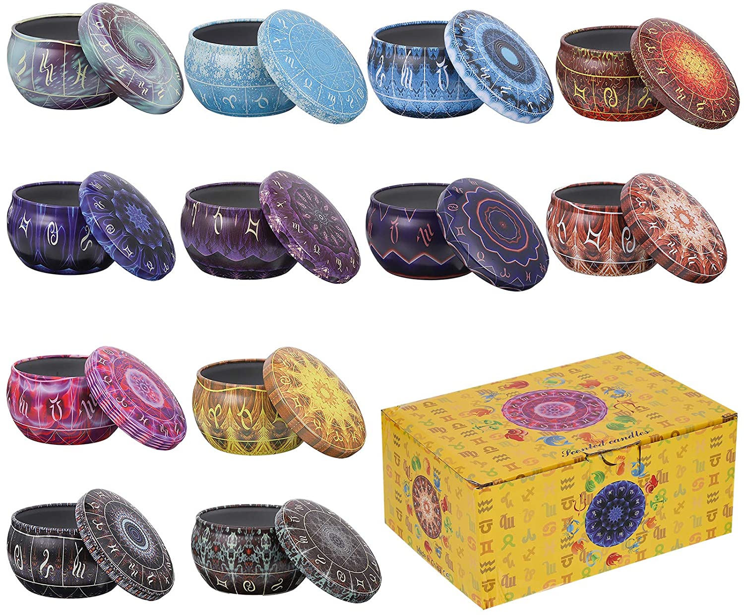 12 Pak Kaleng Lilin Wadah Lili - Candle Making Jars With Lids ulasan dan harga
