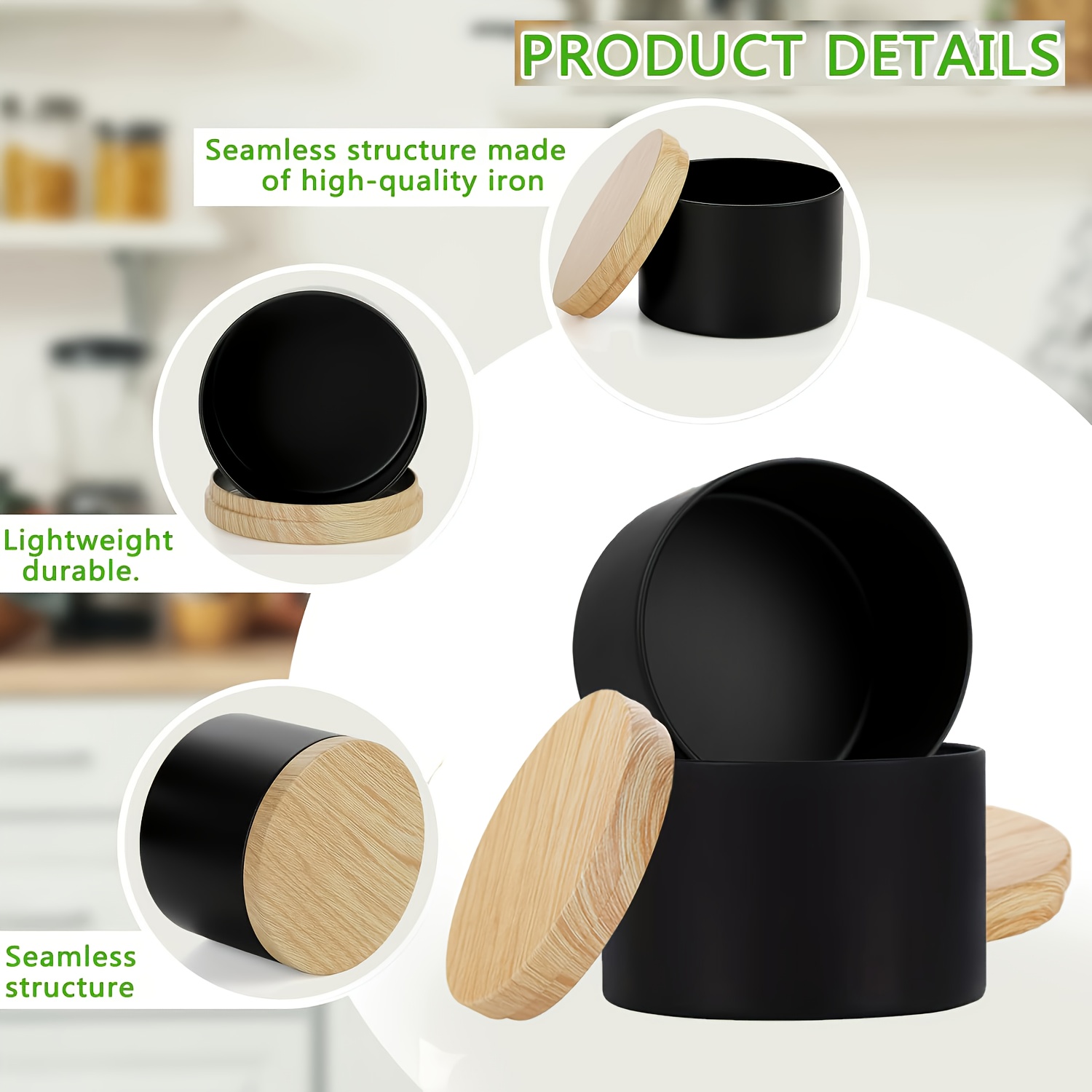 Stoples lilin hitam dengan tut - Candle Making Jars Wholesale ulasan dan harga