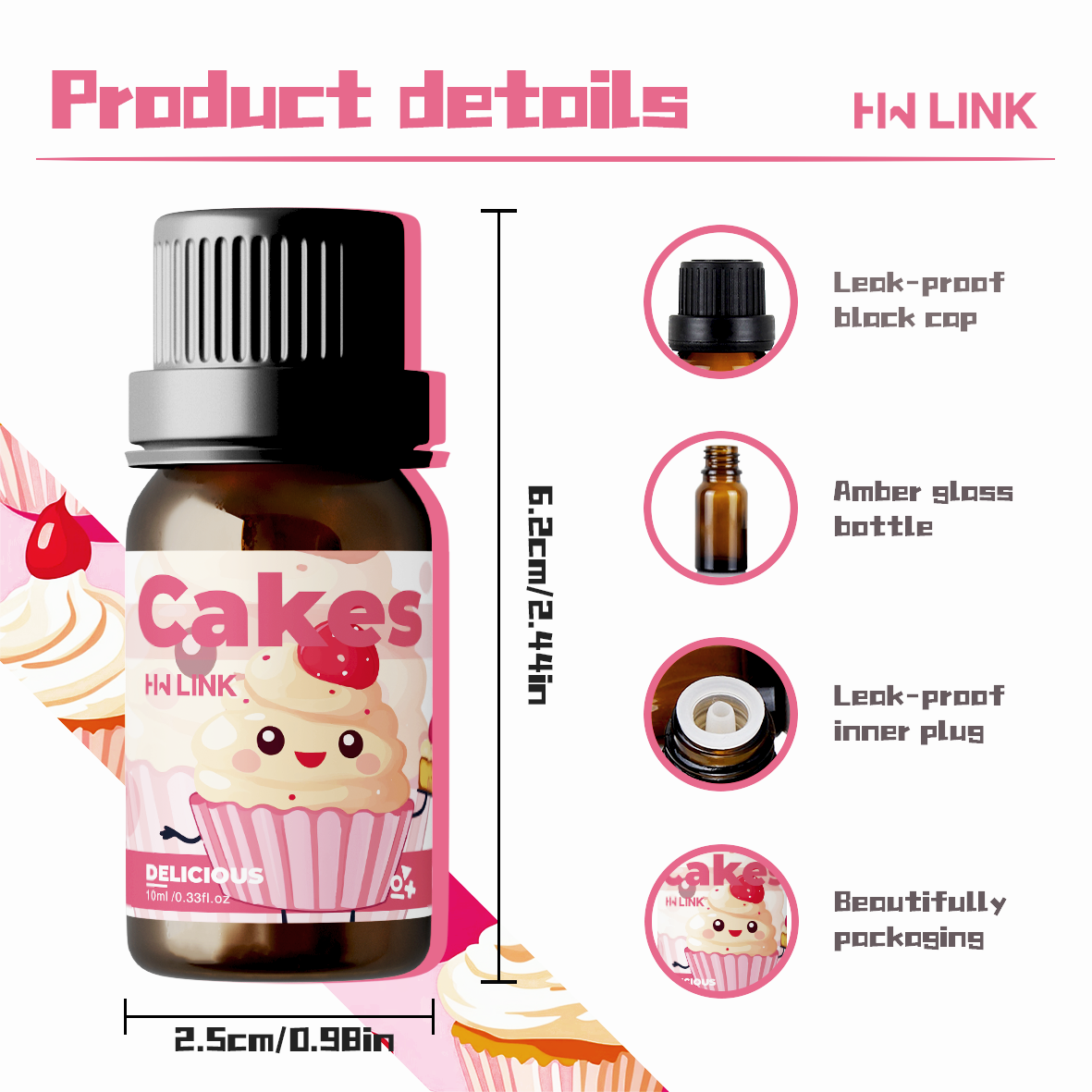 10ml Minyak Esensial Kue untuk - Candle Making Oils ulasan dan harga