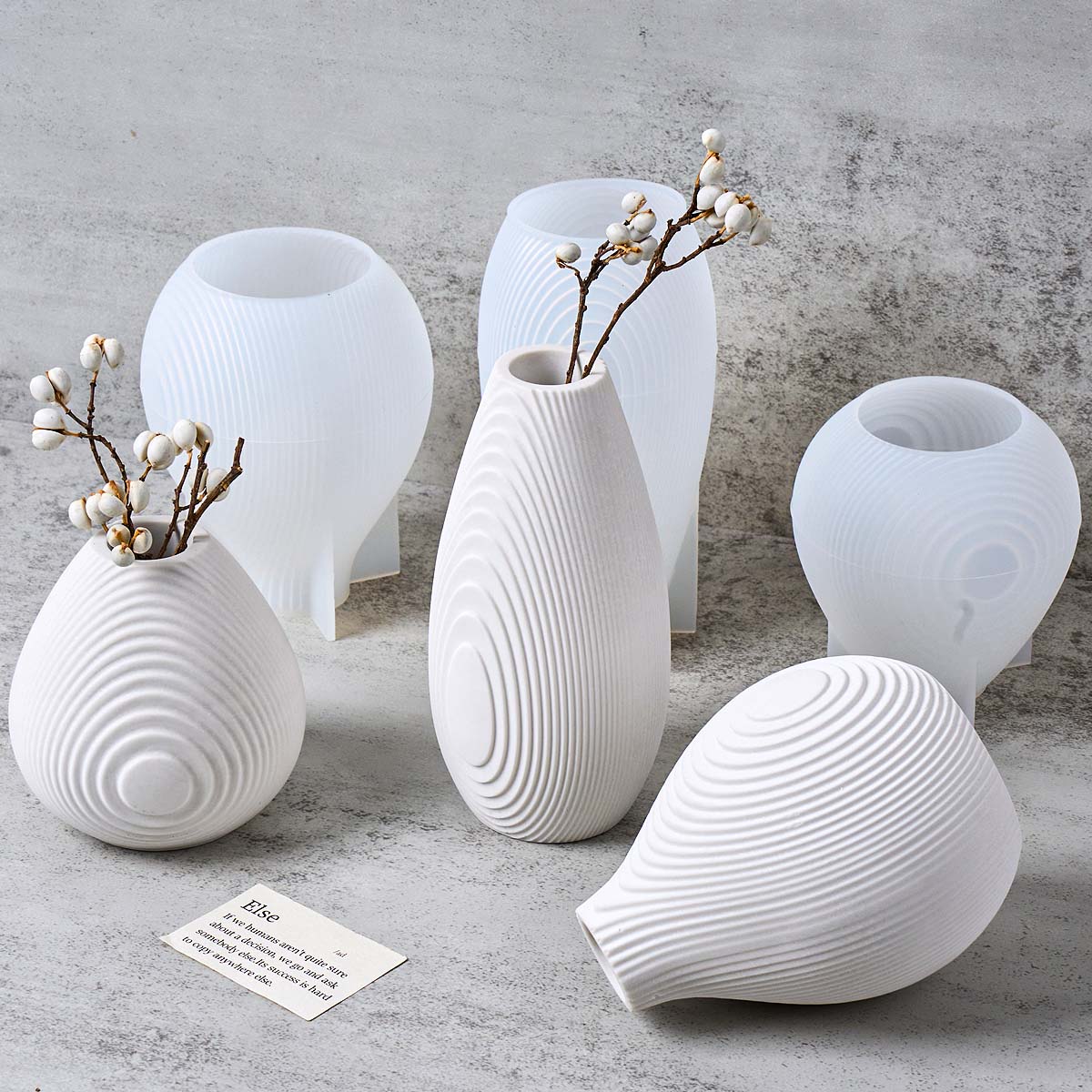 Cetakan Silikon Vas Ripples DI - Candle Making Youtube ulasan dan harga