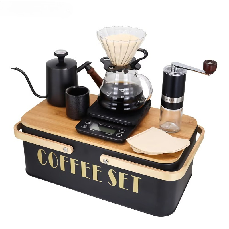 Set mesin kopi portabel dengan - Pour Pot Aluminum ulasan dan harga