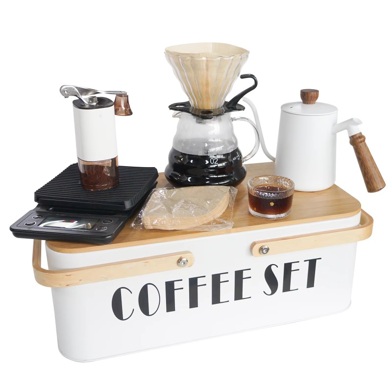 Set mesin kopi portabel dengan - Pour Pot Aluminum ulasan dan harga
